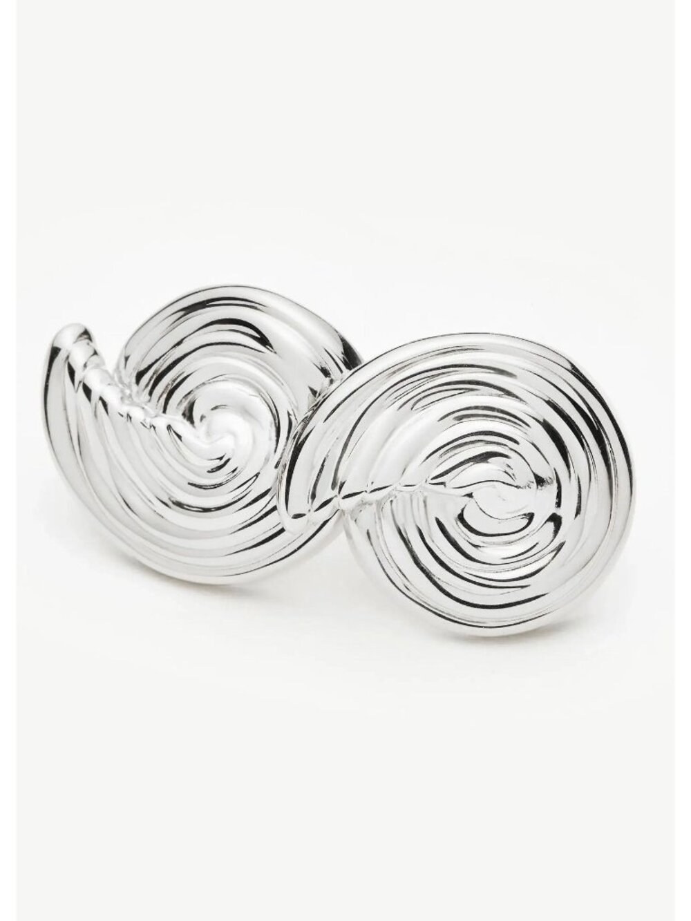 Missoma Spiral Stud Interchangeable Earrings in Silver New Womens